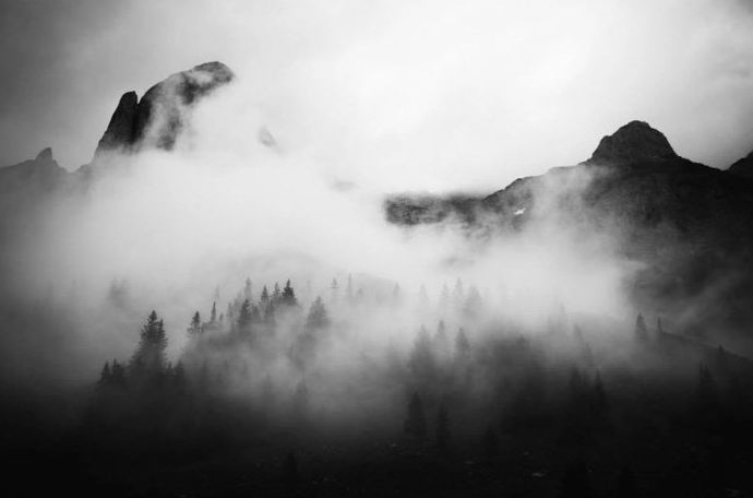 Niebla de montaña - por Fabian Irsara, fotografía artística