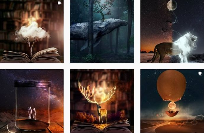 Natacha Einat colección de instagram de fotografías de fantasía