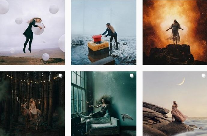 Rosie Hardy Instagram colección de fotografías de fantasía